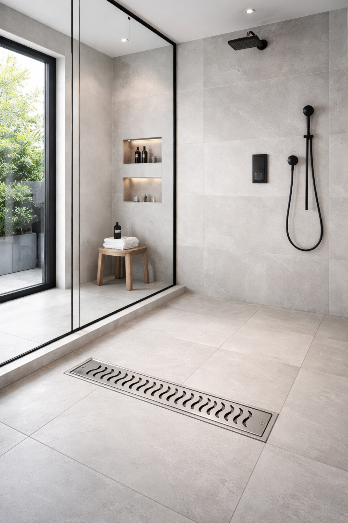 Shower Drain Channels